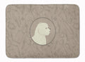 Bichon Frise In the Kitchen Memory Foam Kitchen Mat Machine Washable Anti-Fatigue Cushion Comfort Bath or Kitchen Rug