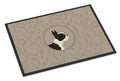 Boston Terrier In the Kitchen Doormat Indoor Outdoor 24H X 36W Front Door Mat Rugs for Entryway, Non Slip Washable Low Pile,