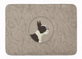 Boston Terrier In the Kitchen Memory Foam Kitchen Mat Machine Washable Anti-Fatigue Cushion Comfort Bath or Kitchen Rug