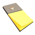 Chihuahua In the Kitchen Watercolor Sticky Note Holder Refillable Dispenser Desk Accessory 3x3 Pad Gift