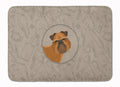 Brussels Griffon In the Kitchen Memory Foam Kitchen Mat Machine Washable Anti-Fatigue Cushion Comfort Bath or Kitchen Rug