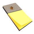 Brussels Griffon In the Kitchen Watercolor Sticky Note Holder Refillable Dispenser Desk Accessory 3x3 Pad Gift