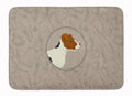 Jack Russell Terrier In the Kitchen Memory Foam Kitchen Mat Machine Washable Anti-Fatigue Cushion Comfort Bath or Kitchen Rug
