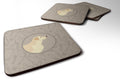Labrador Retriever In the Kitchen Foam Coasters Set of 4 Cup Coasters for Indoor Outdoor, Tabletop Protection, Anti Slip, Mouse pad Material