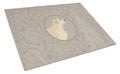 Labrador Retriever In the Kitchen Cutting Board Tempered Glass Kitchen Cutting Surface, Heat Resistant Chopping, Non-Slip Feet, Food Prep & Serving
