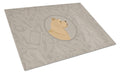 Norwich Terrier In the Kitchen Cutting Board Tempered Glass Kitchen Cutting Surface, Heat Resistant Chopping, Non-Slip Feet, Food Prep & Serving