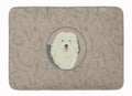 Old English Sheepdog In the Kitchen Memory Foam Kitchen Mat Machine Washable Anti-Fatigue Cushion Comfort Bath or Kitchen Rug