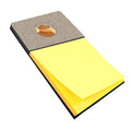 Pomeranian In the Kitchen Watercolor Sticky Note Holder Refillable Dispenser Desk Accessory 3x3 Pad Gift