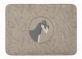 Schnauzer In the Kitchen Memory Foam Kitchen Mat Machine Washable Anti-Fatigue Cushion Comfort Bath or Kitchen Rug