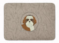 Shih Tzu In the Kitchen Memory Foam Kitchen Mat Machine Washable Anti-Fatigue Cushion Comfort Bath or Kitchen Rug