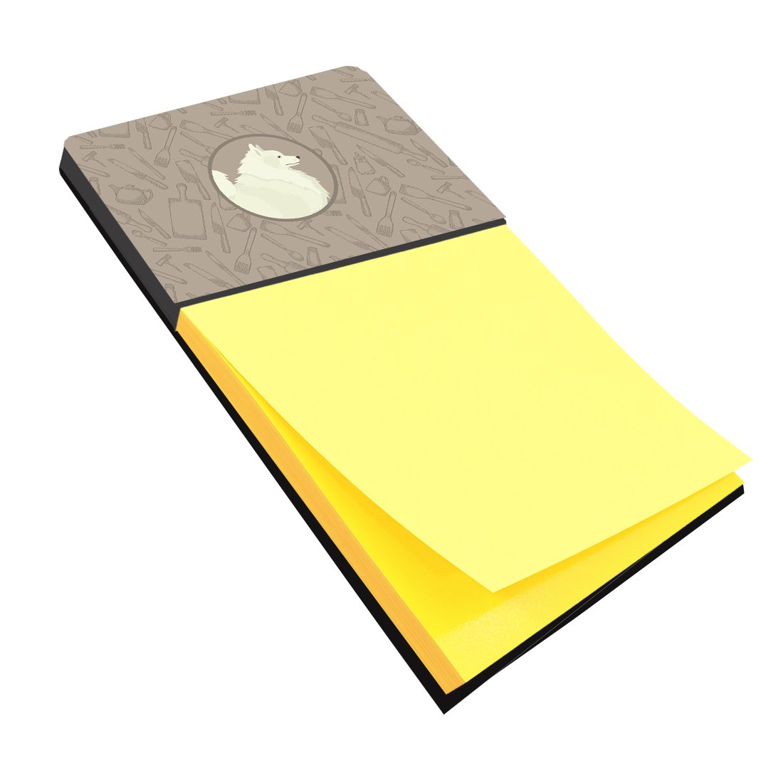 Spitz In the Kitchen Watercolor Sticky Note Holder Refillable Dispenser Desk Accessory 3x3 Pad Gift