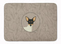 Toy Fox Terrier In the Kitchen Memory Foam Kitchen Mat Machine Washable Anti-Fatigue Cushion Comfort Bath or Kitchen Rug