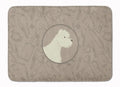 Westie In the Kitchen Memory Foam Kitchen Mat Machine Washable Anti-Fatigue Cushion Comfort Bath or Kitchen Rug
