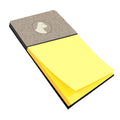 Westie In the Kitchen Watercolor Sticky Note Holder Refillable Dispenser Desk Accessory 3x3 Pad Gift