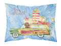 Merry Christmas Labradoodle Standard Pillowcase Lightweight Super Soft Easy Care Decorative Artwork Pillowcase, Standard