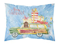 Merry Christmas Newfoundland Standard Pillowcase Lightweight Super Soft Easy Care Decorative Artwork Pillowcase, Standard