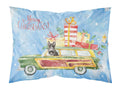 Merry Christmas Scottish Terrier Standard Pillowcase Lightweight Super Soft Easy Care Decorative Artwork Pillowcase, Standard