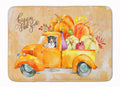 Fall Harvest Bernese Mountain Dog Memory Foam Kitchen Mat Machine Washable Anti-Fatigue Cushion Comfort Bath or Kitchen Rug