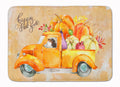 Fall Harvest Dachshund Memory Foam Kitchen Mat Machine Washable Anti-Fatigue Cushion Comfort Bath or Kitchen Rug