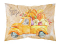 Fall Harvest Silver Poodle Standard Pillowcase Lightweight Super Soft Easy Care Decorative Artwork Pillowcase, Standard