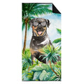 Rottweiler Premium Beach Towel Oversized Towel Beach Blanket, Pool, Beach Essentials, Yoga, Premium Bath Towel, Quick Dry Plush