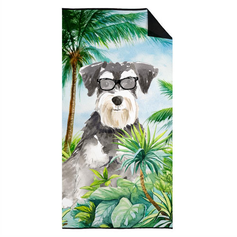 Schnauzer #2 Premium Beach Towel Oversized Towel Beach Blanket, Pool, Beach Essentials, Yoga, Premium Bath Towel, Quick Dry Plush