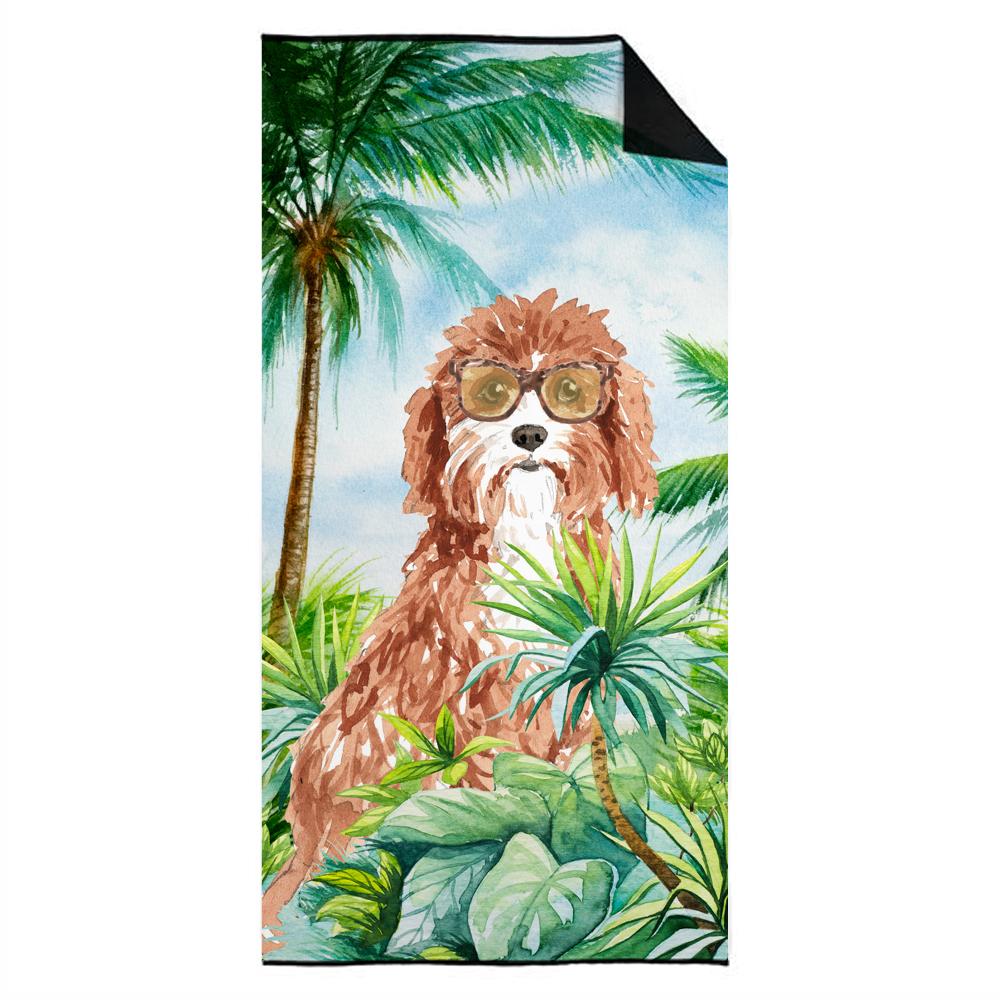 Cavapoo Premium Beach Towel Oversized Towel Beach Blanket, Pool, Beach Essentials, Yoga, Premium Bath Towel, Quick Dry Plush