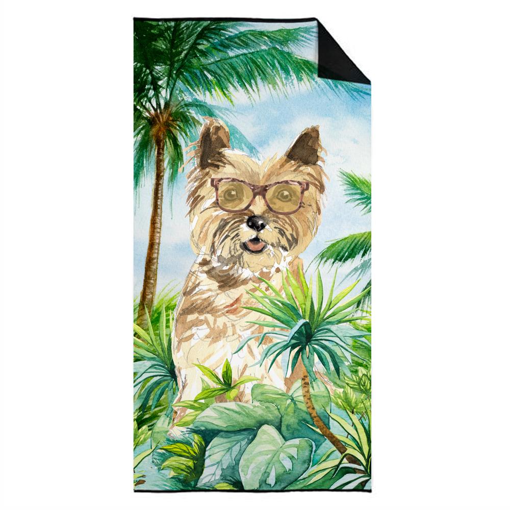 Cairn Terrier Premium Beach Towel Oversized Towel Beach Blanket, Pool, Beach Essentials, Yoga, Premium Bath Towel, Quick Dry Plush