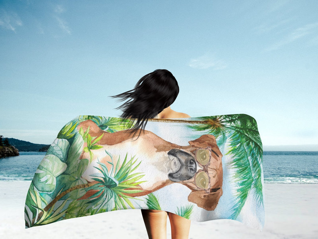 Boxer Premium Beach Towel Oversized Towel Beach Blanket, Pool, Beach Essentials, Yoga, Premium Bath Towel, Quick Dry Plush