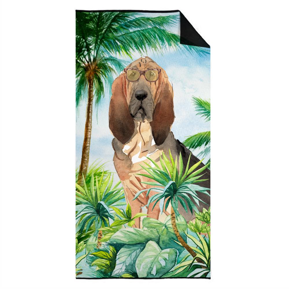 Bloodhound Premium Beach Towel Oversized Towel Beach Blanket, Pool, Beach Essentials, Yoga, Premium Bath Towel, Quick Dry Plush