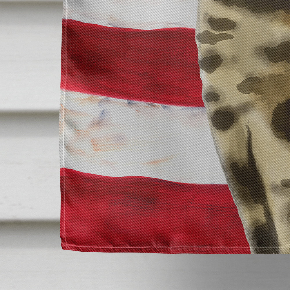 Bengal American Flag House Flag 28x40 Porch Sleeve Pole Decorative Outside Yard Banner Artwork Wall Hanging, Polyester