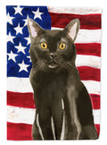 Bombay American Flag House Flag 28x40 Porch Sleeve Pole Decorative Outside Yard Banner Artwork Wall Hanging, Polyester