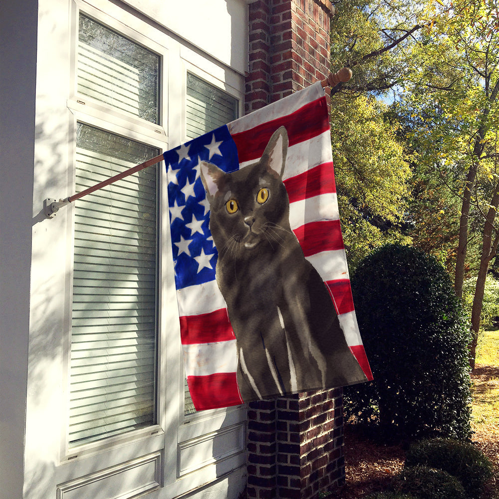 Bombay American Flag House Flag 28x40 Porch Sleeve Pole Decorative Outside Yard Banner Artwork Wall Hanging, Polyester