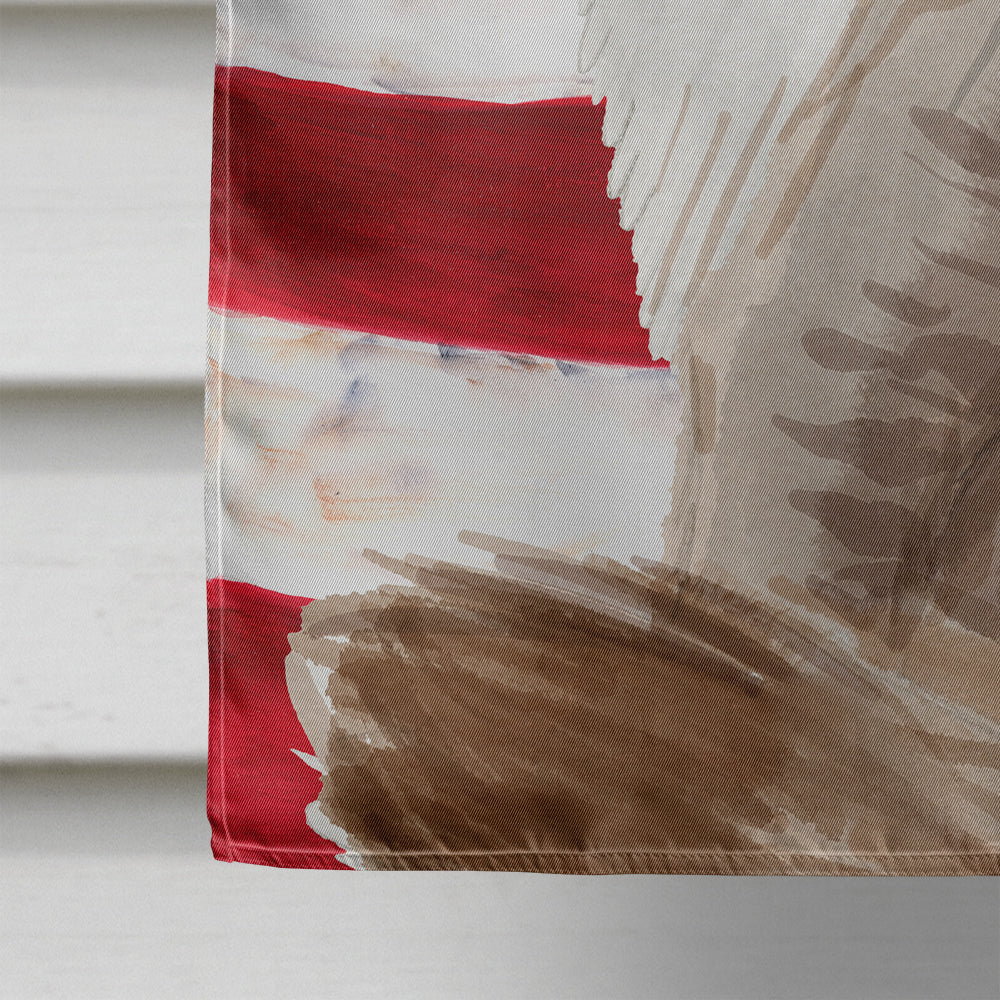 Siberian American Flag House Flag 28x40 Porch Sleeve Pole Decorative Outside Yard Banner Artwork Wall Hanging, Polyester