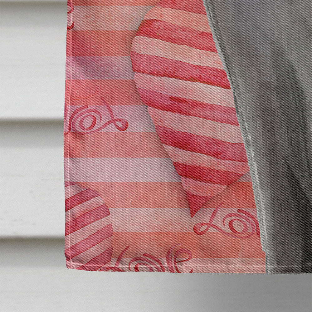 Blue Russian Cat Love House Flag 28x40 Porch Sleeve Pole Decorative Outside Yard Banner Artwork Wall Hanging, Polyester