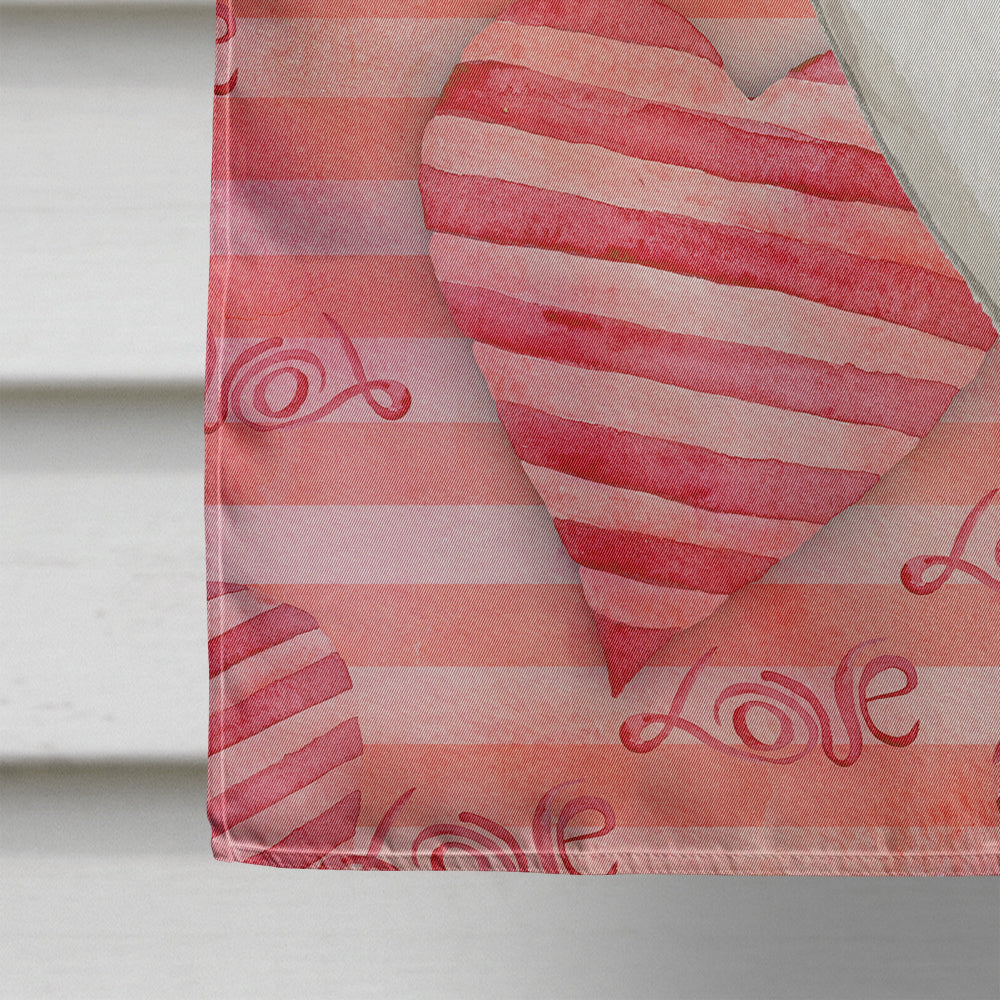 Scottish Fold Cat Love House Flag 28x40 Porch Sleeve Pole Decorative Outside Yard Banner Artwork Wall Hanging, Polyester