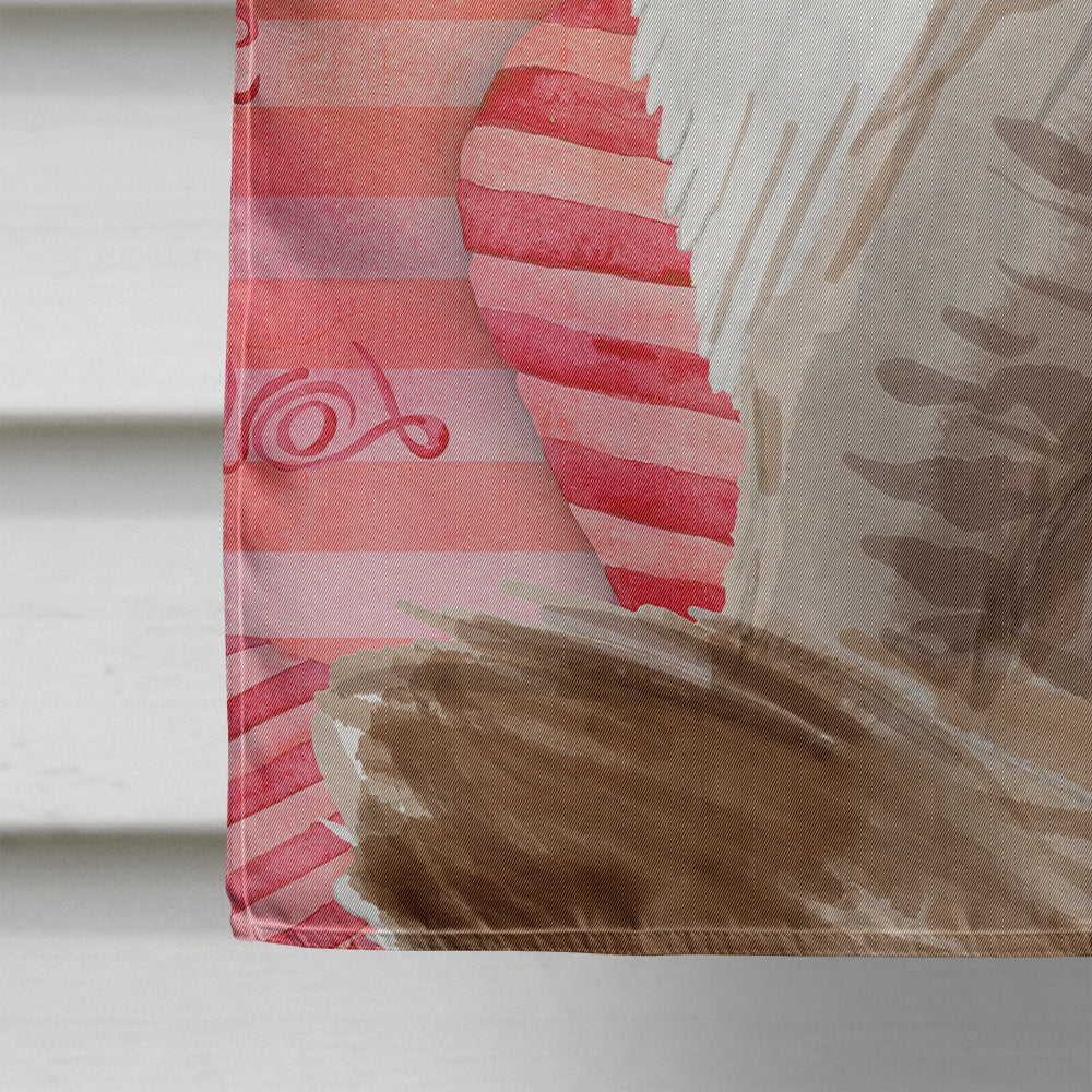 Siberian Cat Love House Flag 28x40 Porch Sleeve Pole Decorative Outside Yard Banner Artwork Wall Hanging, Polyester