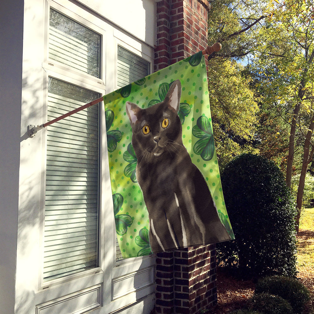 Bombay Shamrock House Flag 28x40 Porch Sleeve Pole Decorative Outside Yard Banner Artwork Wall Hanging, Polyester
