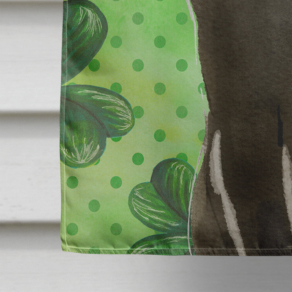 Bombay Shamrock House Flag 28x40 Porch Sleeve Pole Decorative Outside Yard Banner Artwork Wall Hanging, Polyester