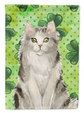 Ragamuffin Shamrock House Flag 28x40 Porch Sleeve Pole Decorative Outside Yard Banner Artwork Wall Hanging, Polyester