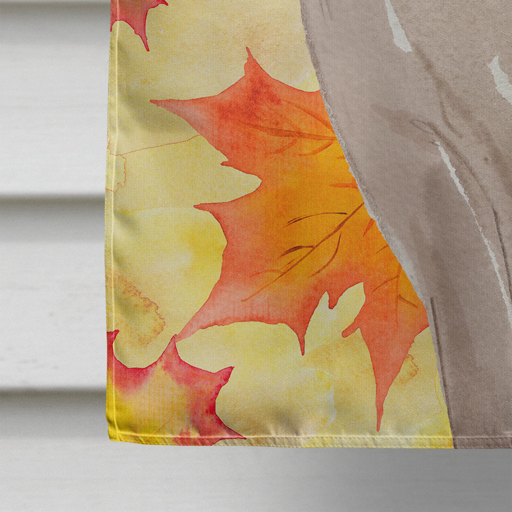 Tonkinese Fall Leaves House Flag 28x40 Porch Sleeve Pole Decorative Outside Yard Banner Artwork Wall Hanging, Polyester