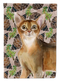 Abyssinian Pine Cones House Flag 28x40 Porch Sleeve Pole Decorative Outside Yard Banner Artwork Wall Hanging, Polyester