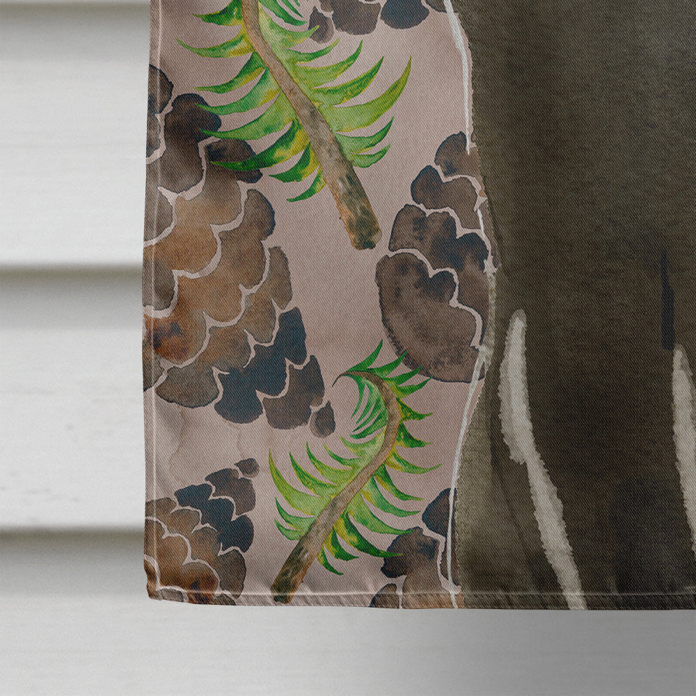 Bombay Pine Cones House Flag 28x40 Porch Sleeve Pole Decorative Outside Yard Banner Artwork Wall Hanging, Polyester
