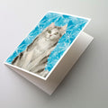 Ragamuffin Winter Snowflake Greeting Cards Pack of 8 Blank Cards with Envelopes Whimsical A7 Size 5x7