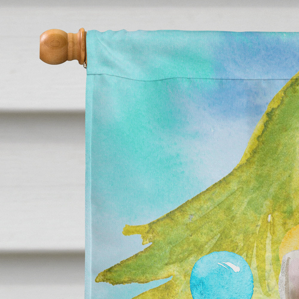 Abyssinian Christmas Presents House Flag 28x40 Porch Sleeve Pole Decorative Outside Yard Banner Artwork Wall Hanging, Polyester