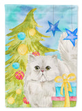 Persian Christmas Presents House Flag 28x40 Porch Sleeve Pole Decorative Outside Yard Banner Artwork Wall Hanging, Polyester