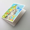 Ragamuffin Christmas Presents Greeting Cards Pack of 8 Blank Cards with Envelopes Whimsical A7 Size 5x7