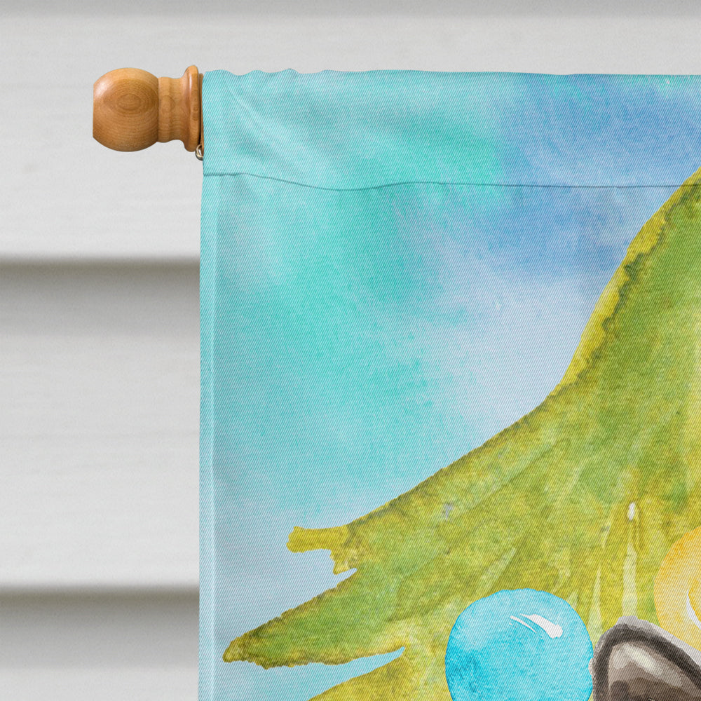 Ragdoll Christmas Presents House Flag 28x40 Porch Sleeve Pole Decorative Outside Yard Banner Artwork Wall Hanging, Polyester