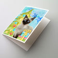 Siamese Christmas Presents Greeting Cards Pack of 8 Blank Cards with Envelopes Whimsical A7 Size 5x7