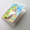 Siberian Christmas Presents Greeting Cards Pack of 8 Blank Cards with Envelopes Whimsical A7 Size 5x7